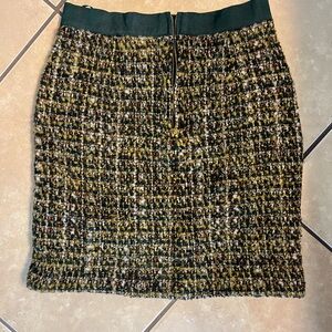 Kate Spade ♠️ green tweed skirt sz 4